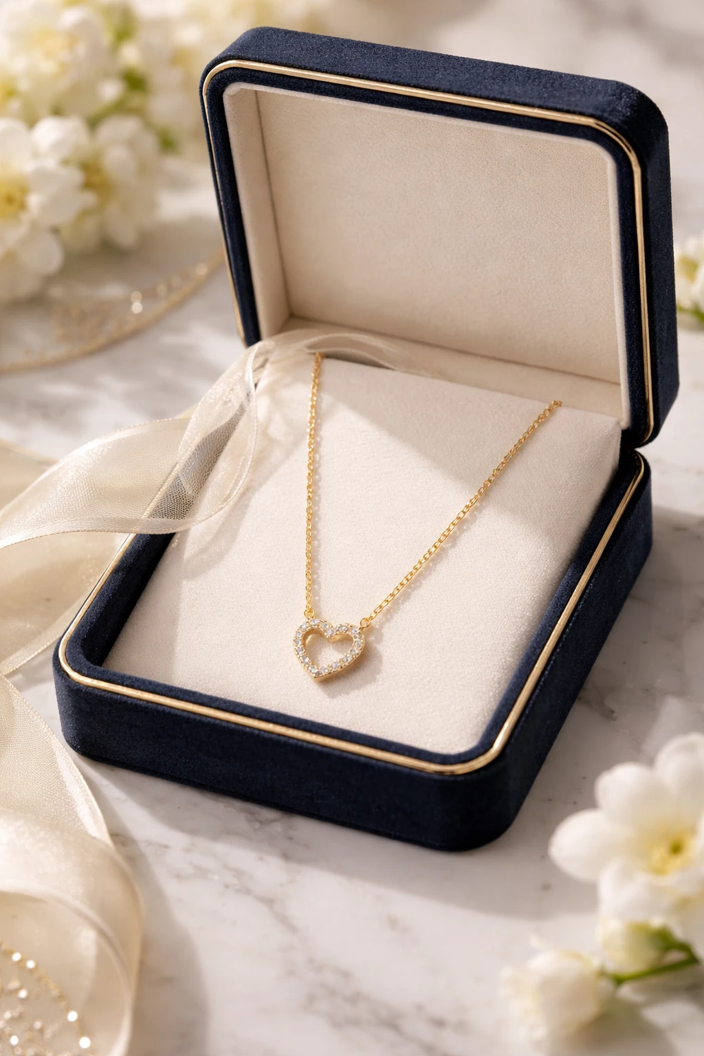 Kis szíves nyaklánc